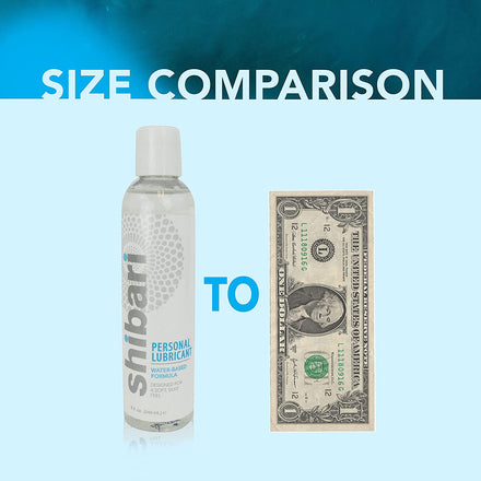Shibari Premium Personal Lubricant, Water-Based Lube for Women, Men, and Couples, Lube Suitable for Vaginal, Solo or Anal Play, Compatible with Natural Rubber Latex, Polyurethane, and Polyisoprene Condoms, Flavorless and Unscented, 8 fl oz