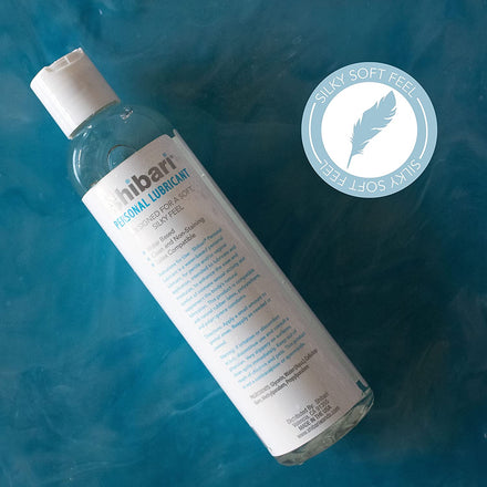 Shibari Premium Personal Lubricant, Water-Based Lube for Women, Men, and Couples, Lube Suitable for Vaginal, Solo or Anal Play, Compatible with Natural Rubber Latex, Polyurethane, and Polyisoprene Condoms, Flavorless and Unscented, 8 fl oz