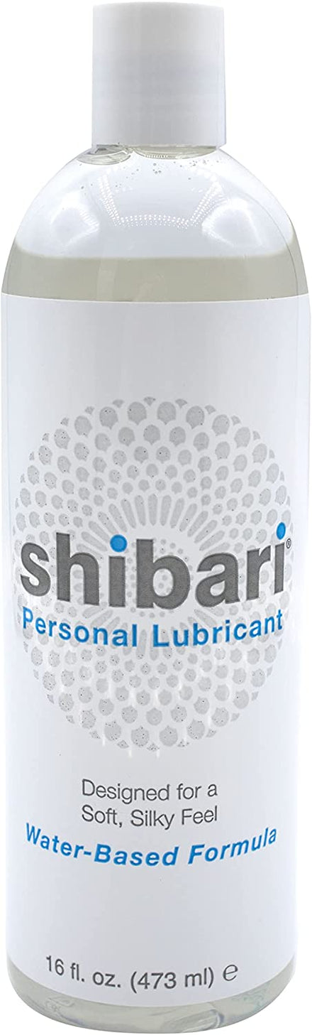 Shibari Premium Personal Lubricant, Water-Based Lube for Women, Men, and Couples, Lube Suitable for Vaginal, Solo or Anal Play, Compatible with Natural Rubber Latex, Polyurethane, and Polyisoprene Condoms, Flavorless and Unscented, 8 fl oz