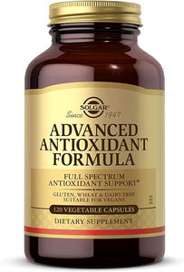 Solgar Advanced Antioxidant Formula, 120 Vegetable Caps - Full Spectrum Antioxidant Support - Contains Zinc, Vitamin C, E & A - Immune System Support - Vegan, Gluten Free, Dairy Free - 60 Servings in Pakistan