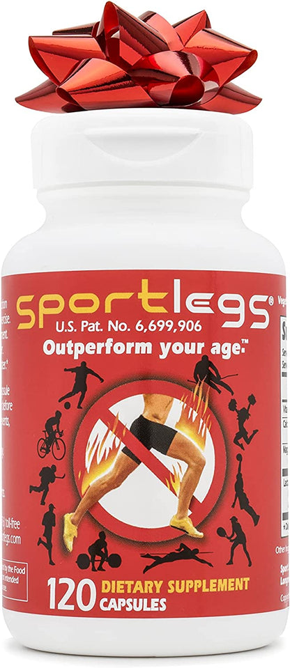 SportLegs Fast Fitness Boost Pre-Workout Lactic Acid Supplement, 120-Cap Bottle, Pack of 1