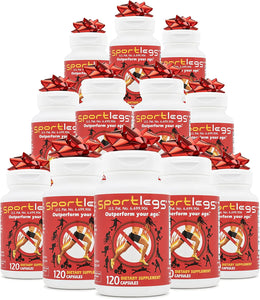 SportLegs Fast Fitness Boost Pre-Workout Lactic Acid Supplement, 120-Cap Bottle, Pack of 1