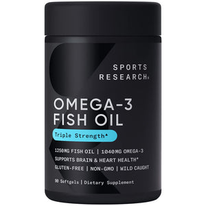 Sports Research Triple Strength Omega 3 Fish Oil - Burpless Fish Oil Supplement in Pakistan