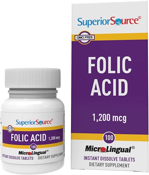 Superior Source Folic Acid Vitamin B9 1200 mc in Pakistan