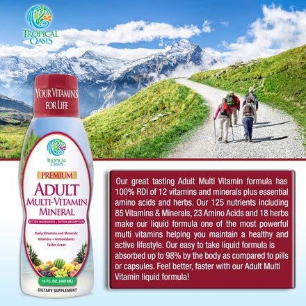 Tropical Oasis Adult Liquid Multivitamin -Liquid Multi-Vitamin Supplement in Pakistan