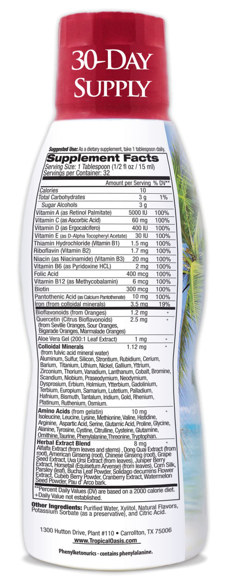 Tropical Oasis Adult Liquid Multivitamin -Liquid Multi-Vitamin Supplement in Pakistan
