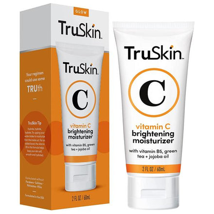 TruSkin Vitamin C Face Moisturizer, Skin Brightening Anti-Aging Cream with Vitamin B5, E, Aloe Vera and Green Tea