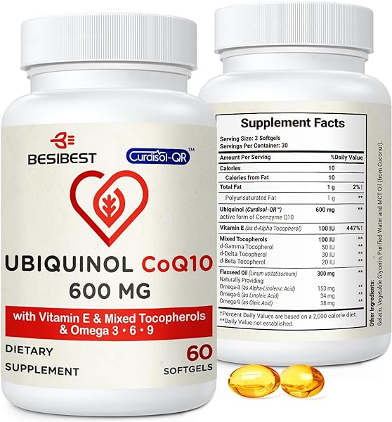 Ubiquinol CoQ10-600mg-Softgel, Active Coq10 U in Pakistan