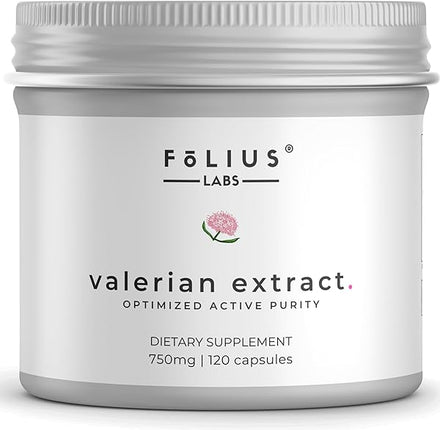 Valerian Root 4:1 Extract Capsules 750mg – Optimized Active Purity – 4X Concentration Valerian Root Extract Supplement - Gluten Free, Non-GMO - Promotes Relaxation - 120 Capsules in Pakistan