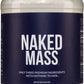 Vanilla Naked Mass - All Natural Weight Gainer Protein Powder - 8lb Bulk, GMO Free, Gluten Free & Soy Free. No Artificial Ingredients - 1,260 Calories - 11 Servings