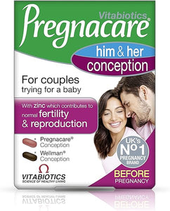 Vitabiotics - Pregnacare - His & Her Conception - 2x30 Tablets in Pakistan
