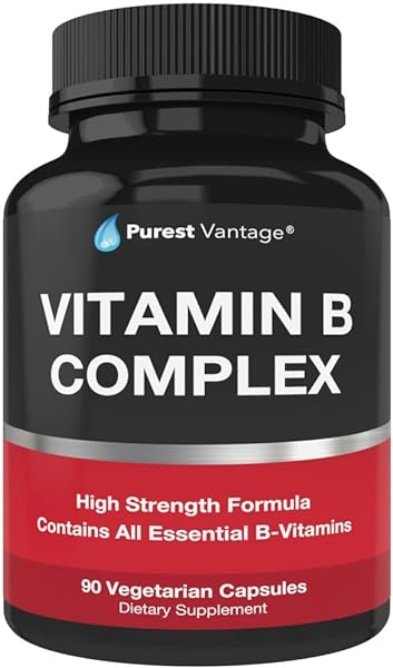 Vitamin B Complex Vitamins B12, B1, B2, B3, B5, B6, B7, B9, Folic Acid - Super B Complex Vitamins for Women, Men, Adults - 90 Vegetarian Capsules in Pakistan in Pakistan