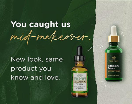 Vitamin C Brightening Facial Serum with Moisturizing Vitamin E for Glowing Radiant Skin