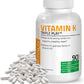 Vitamin K Triple Play (Vitamin K2 MK7 / Vitamin K2 MK4 / Vitamin K1) Full Spectrum Complex Vitamin K Supplement, 180 Capsules