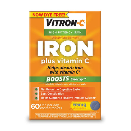 Vitron-C Iron Supplement, Once Daily, High Potency Iron Plus Vitamin C Supplement in Pakistan
