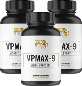 VpMax-9 - Sight Care and Antioxidant Supplement with Eye Vitamins, Lutein, Lycopene and Bilberry Extract - 3 Bottles in Pakistan