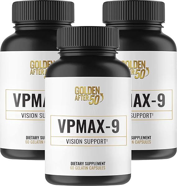 VpMax-9 - Sight Care and Antioxidant Supplement with Eye Vitamins, Lutein, Lycopene and Bilberry Extract - 3 Bottles in Pakistan in Pakistan