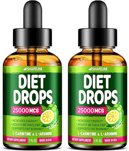 Weight Loss Drops in Pakistan - Made in USA - Appetite Suppressant for Women & Men - Natural Metabolism Booster - Fast Weight Loss - Diet Drops with Garcinia Cambogia, L-Arginine & L-Glutamine in Pakistan