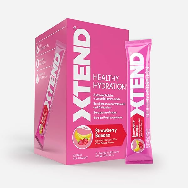 XTEND Healthy Hydration | Superior Hydration Powder Packets | Electrolyte Drink Mix | 3 Essential Amino Acids | NSF Certified for Sport | 15 Sticks in Pakistan in Pakistan