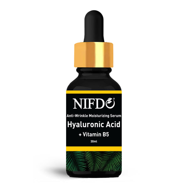 Nifdo Anti Wrinkle Serum in Pakistan, Pure Hyaluronic Acid Serum with Vitamin B5, Skin Moisturizing Serum