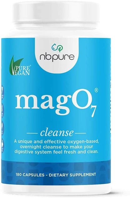 nbpure Mag O7 Oxygen Digestive System Cleanser Capsules, 180 Count