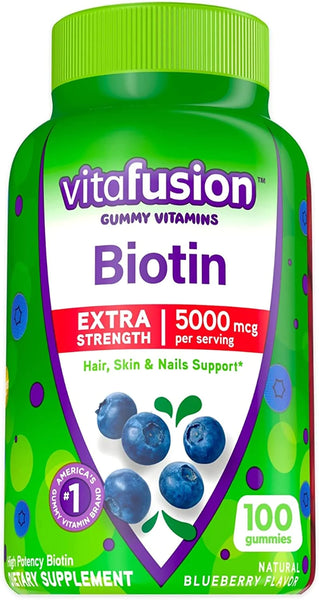 vitafusion Extra Strength Biotin Gummy, Vitamins for Hair, Skin and Nails in Pakistan