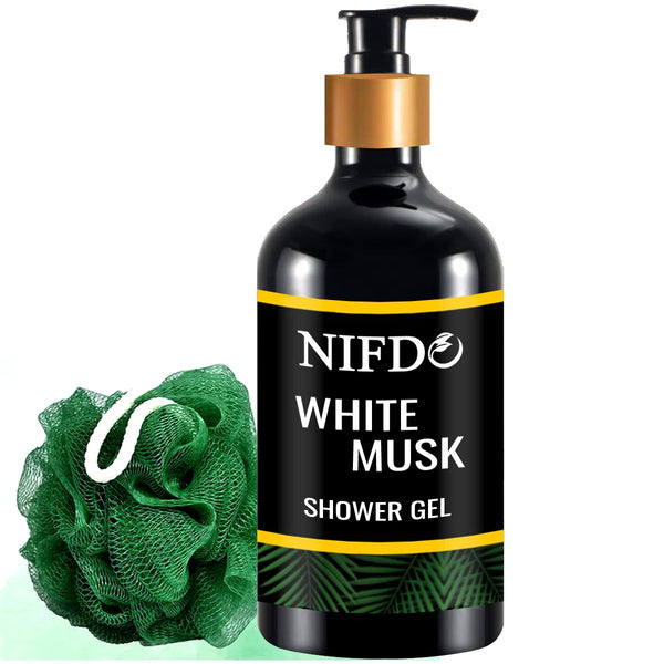 Nifdo White Musk Body Wash Shower Gel in Pakistan, Floral Cleanse Scented Skin, Bath & Shower Gel 250ml